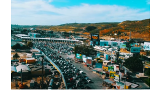 Tijuana Border, Mexico - Flycam 4k